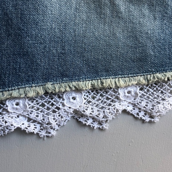 🎉2x HP🎉Saint Laurent denim mini skirt - Picture 6 of 6